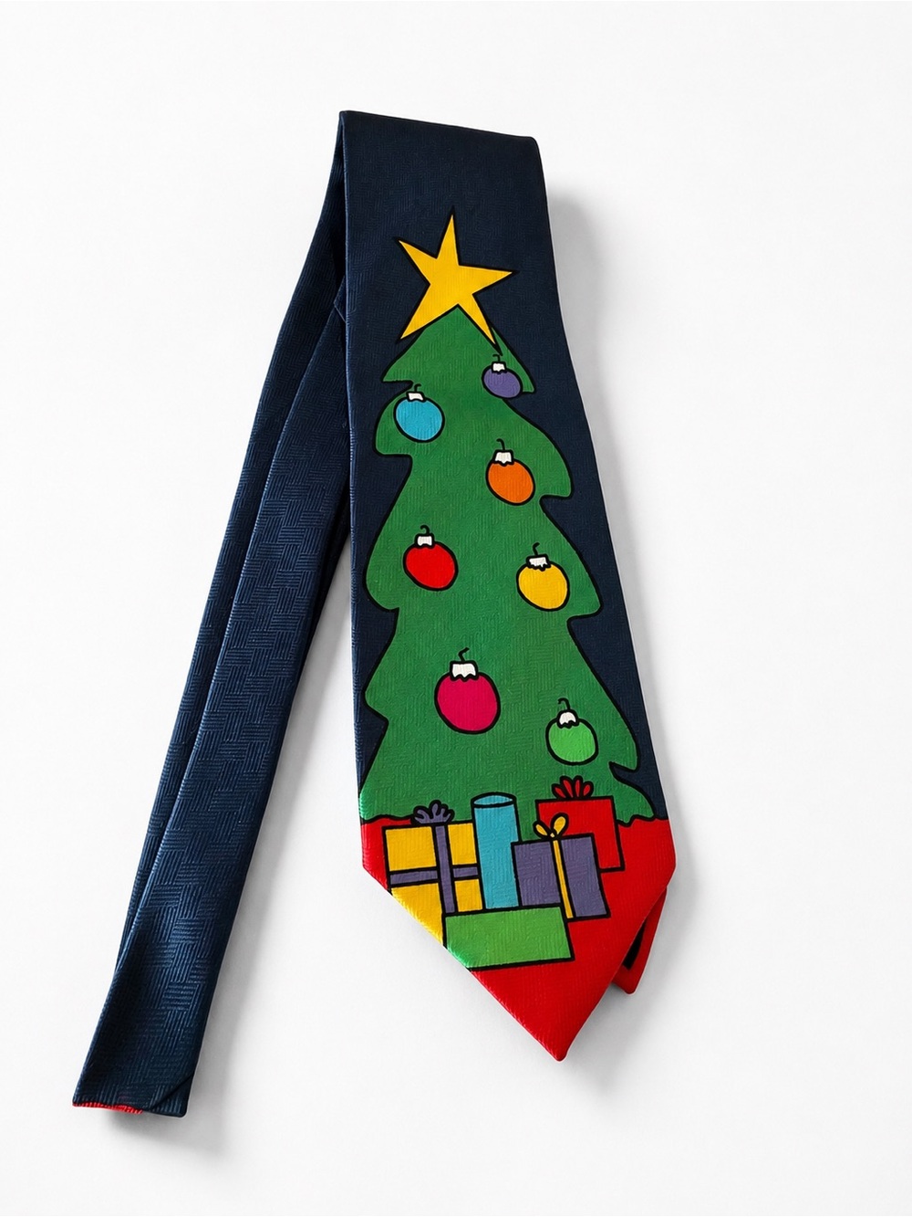 Frances Christmas Tree Novelty Necktie Made in Canada